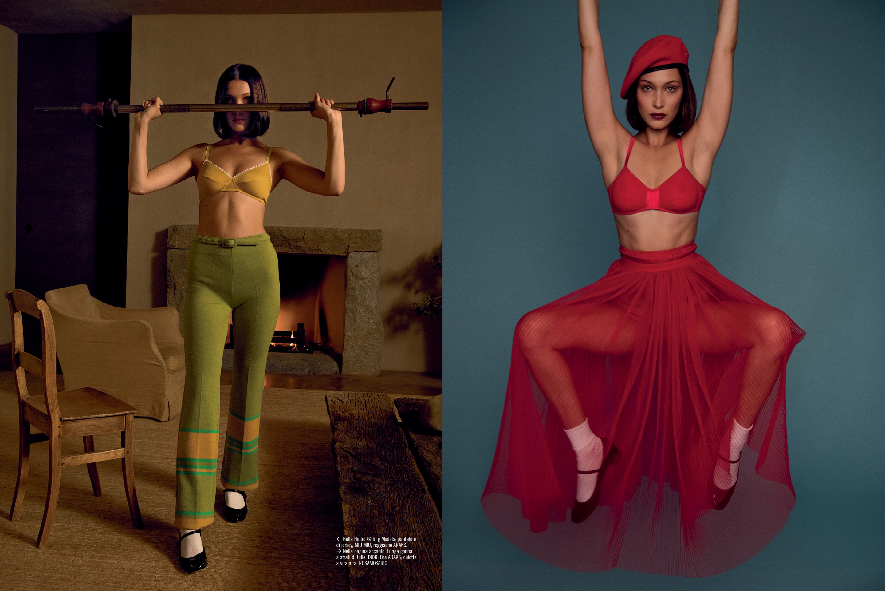 女性情報誌 Vogue Italia June 2017 Bella Hadid Vogue Italia Magazine (June 2017) BELLA HADID: Vogue Italia