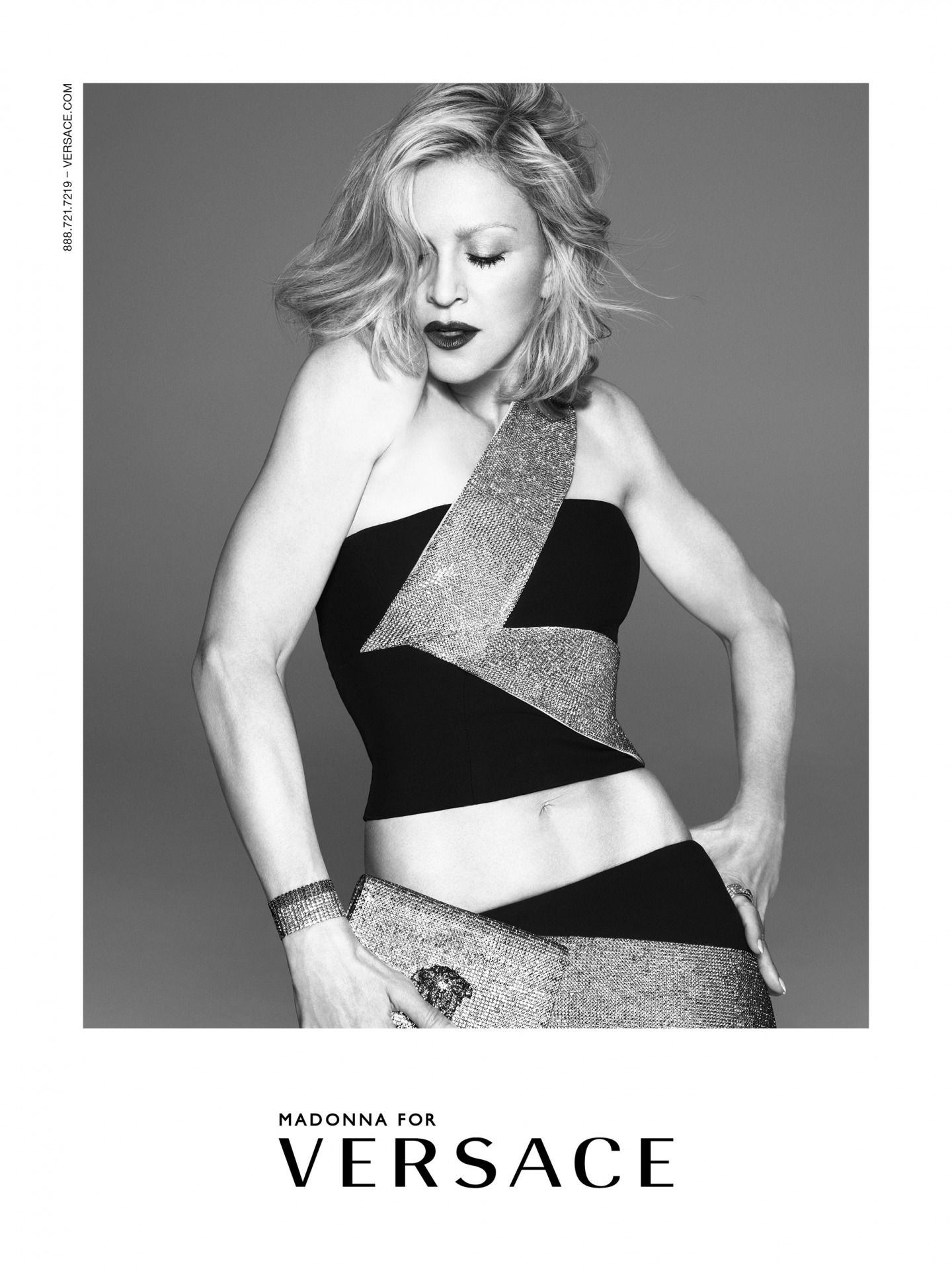 madonna for versace