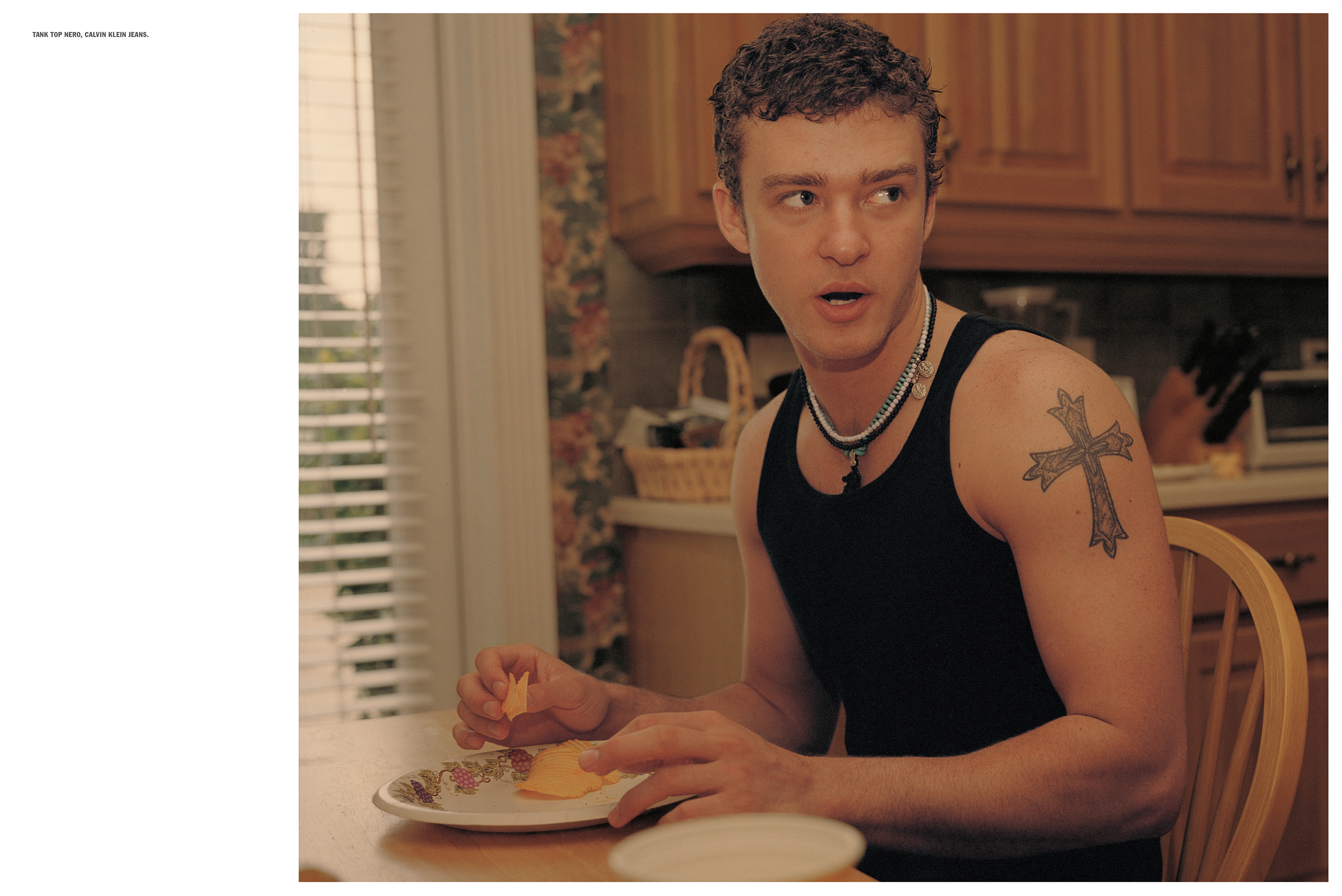 Justin Timberlake: At Home, L'Uomo Vogue November 2002 – Steven Klein
